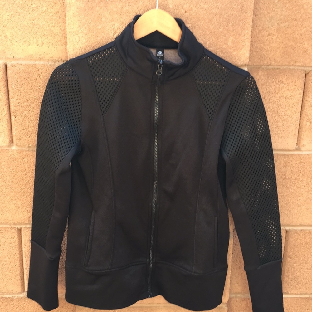 90 degree zip up yoga jacket vented medium